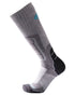 Grey coloured Betacraft Merino Ergo Boot Socks on white background 