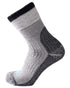 Grey coloured Betacraft Merino Work Calf Socks on white background 