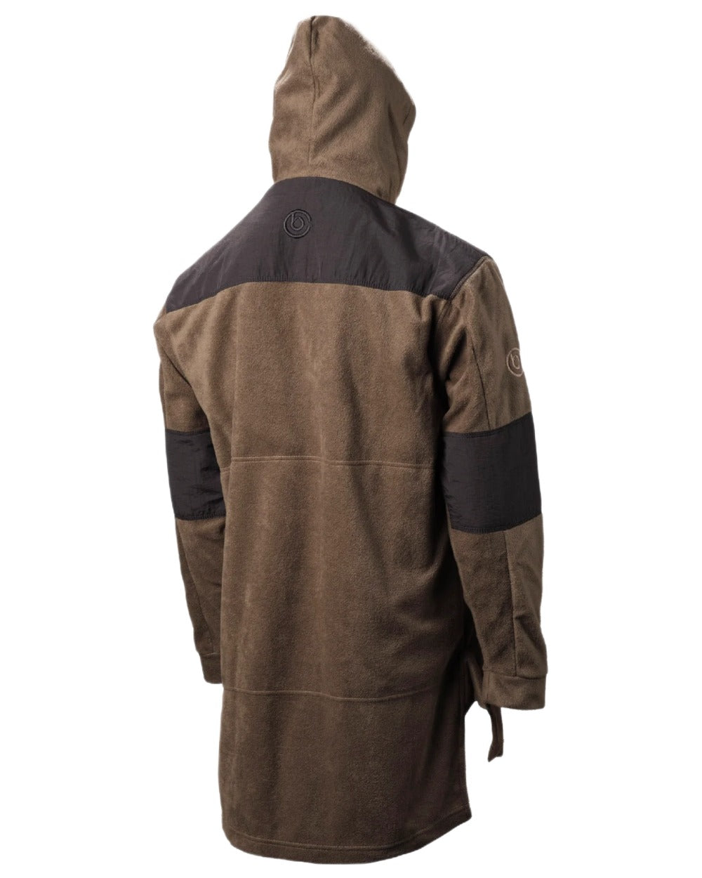 Olive coloured Betacraft Quest ECO Fleece Bush Shirt on white background 