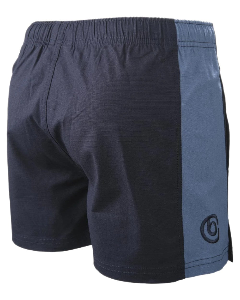 Dark Navy Cool Blue coloured Betacraft Station Shorts 3 on white background 