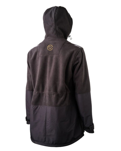 Black coloured Betacraft Womens Zephyr Fleece Jacket on white background 