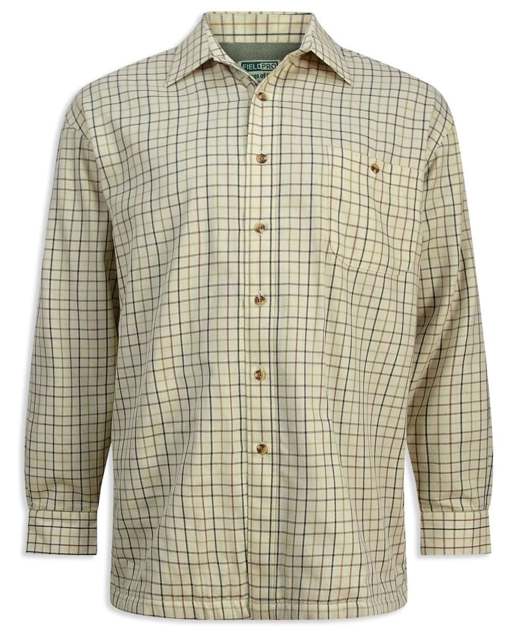 Hoggs of Fife Birch Micro Fleece Lined Shirt
