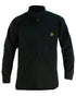 Black Coloured Swazi Bush Shirt On A White Background 
