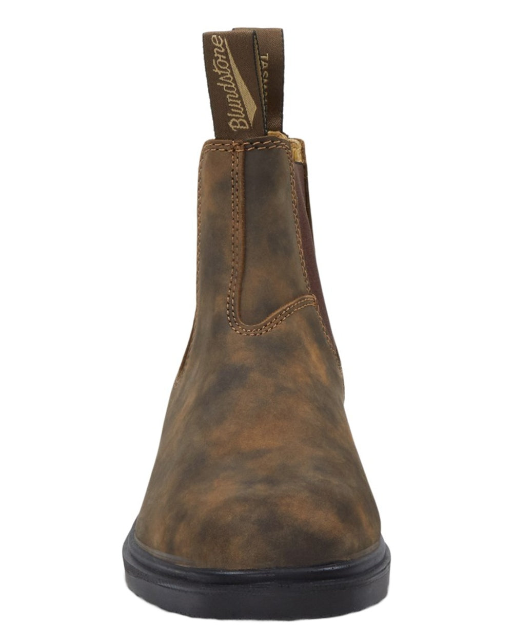 Rustic Brown coloured Blundstone 1306 Rustic Brown Chelsea Boots on white background 