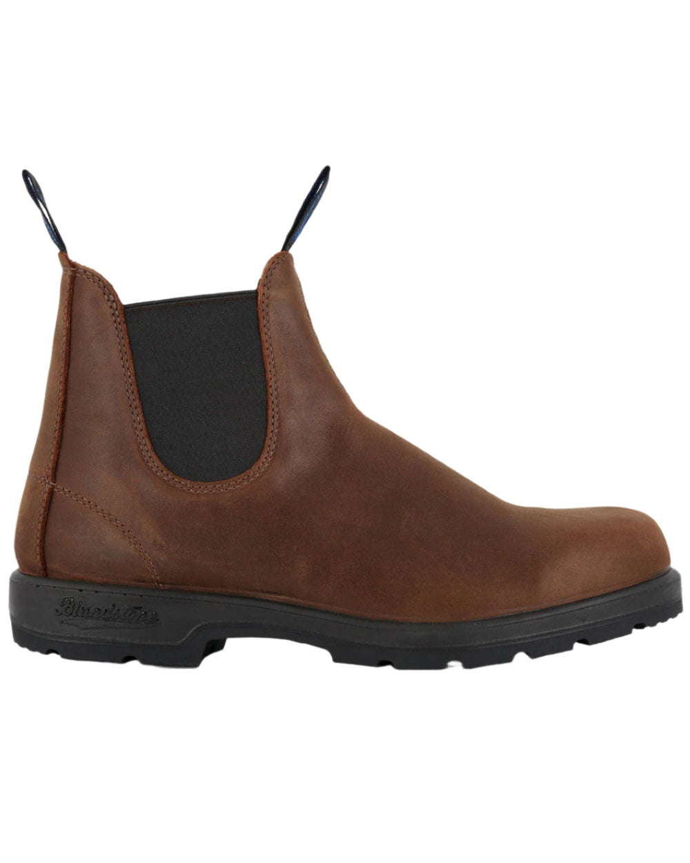 Antique Brown coloured Blundstone 1477 Antique Brown Waterproof Boots on white background
