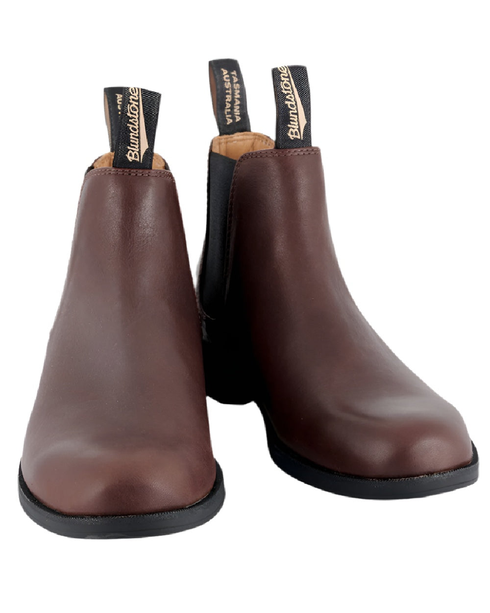 Chestnut Brown coloured Blundstone 1900 Chestnut Brown Dress Boots on white background 