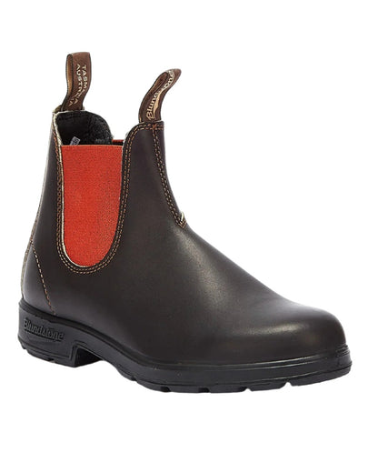 Brown Terracotta coloured Blundstone 1918 Brown Terracotta Chelsea Boots on white background 