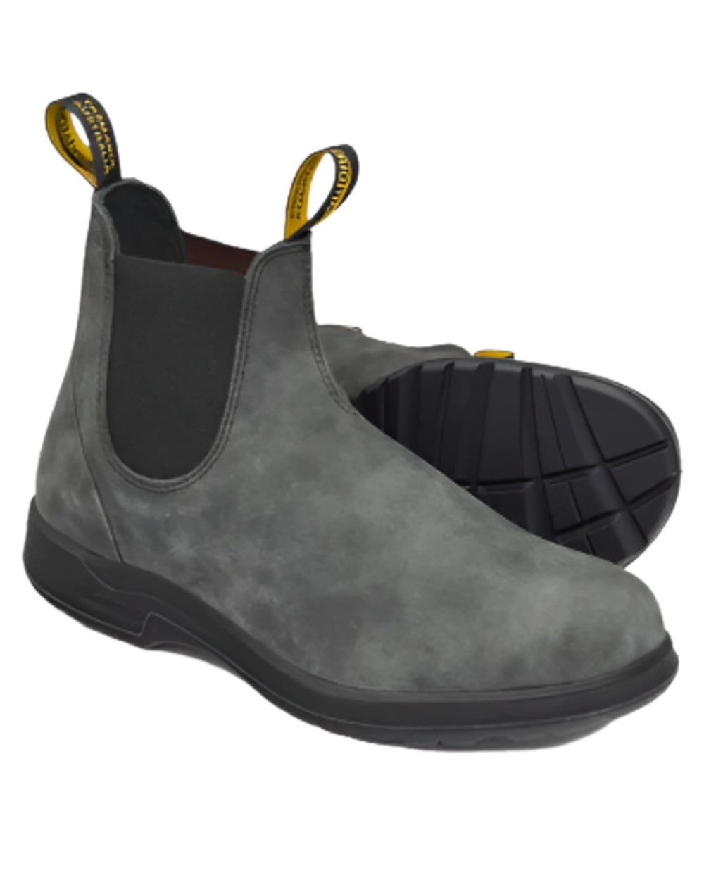 Rustic Black Coloured Blundstone 2055 Rustic Black Chelsea Boots on white background 