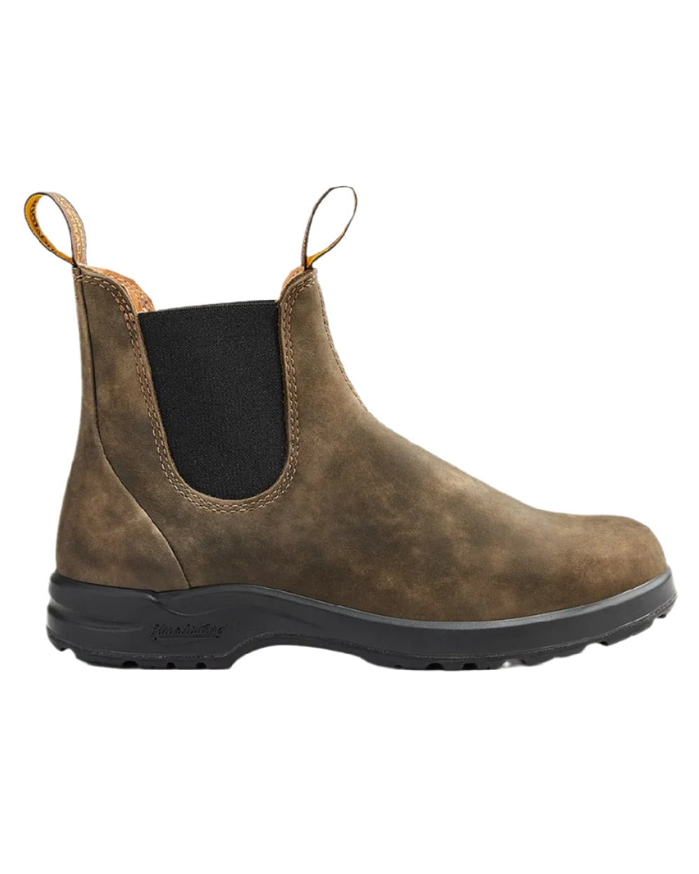 Rustic Brown Coloured Blundstone 2056 Rustic Brown Chelsea Boots on white background 