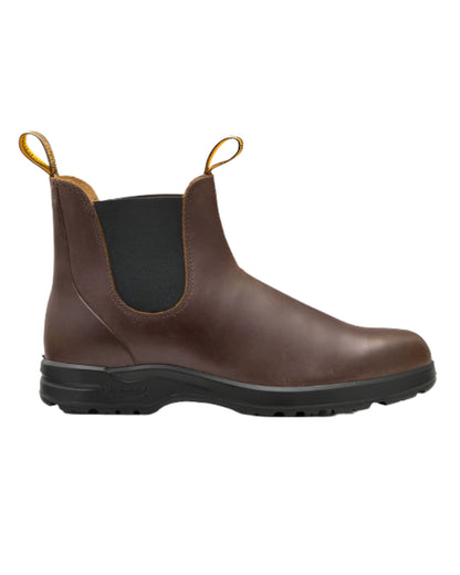 Cocoa Brown Coloured Blundstone 2057 Cocoa Brown Chelsea Boots on white background 