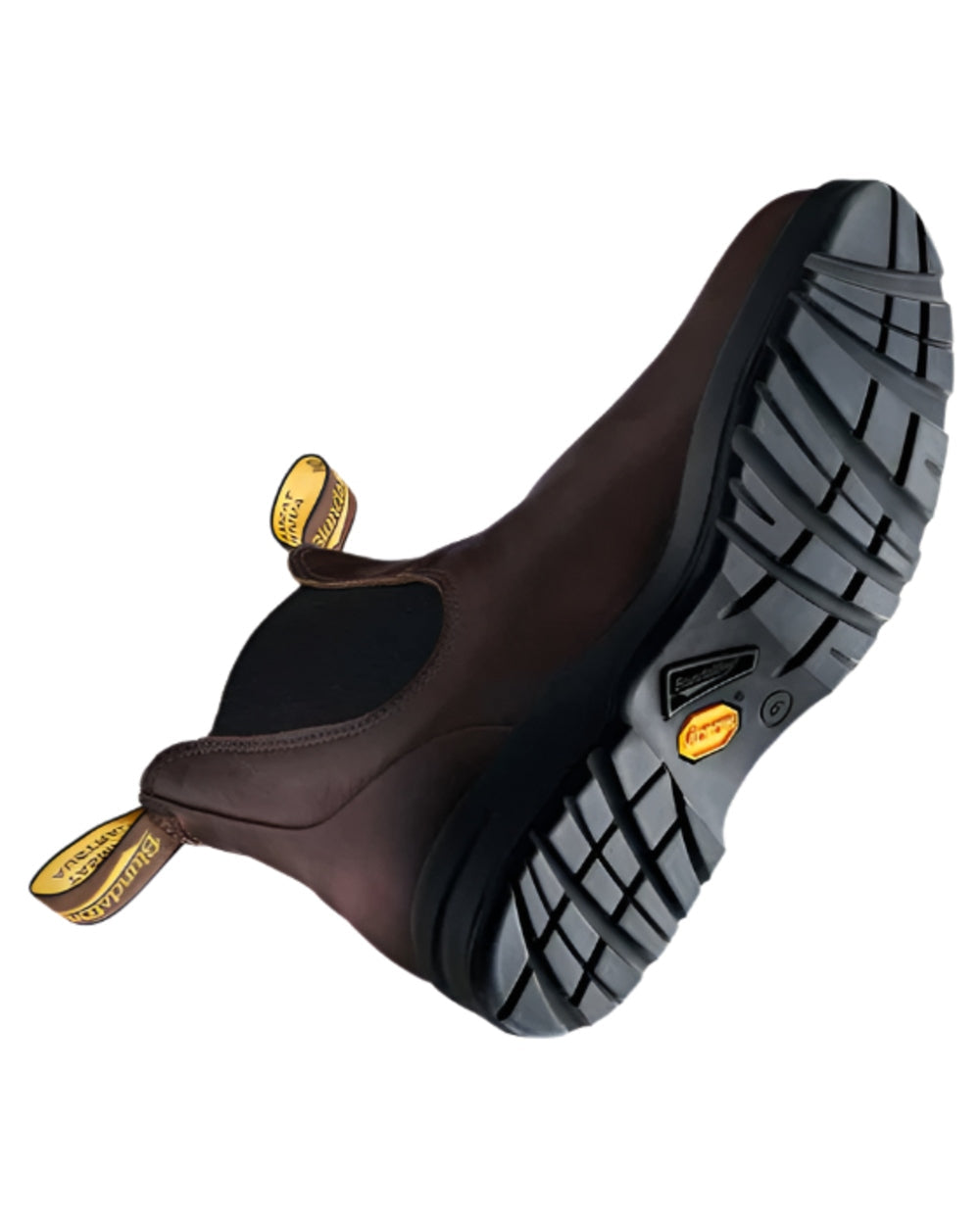 Cocoa Brown Coloured Blundstone 2057 Cocoa Brown Chelsea Boots on white background 