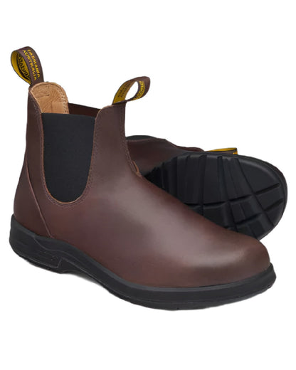 Cocoa Brown Coloured Blundstone 2057 Cocoa Brown Chelsea Boots on white background 