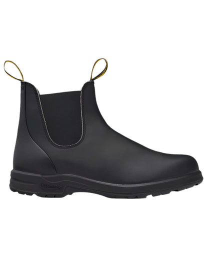 Black Coloured Blundstone 2058 Black Chelsea Boots on white background 