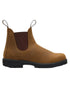 Saddle Brown coloured Blundstone 562 Saddle Brown Leather Boots on white background 