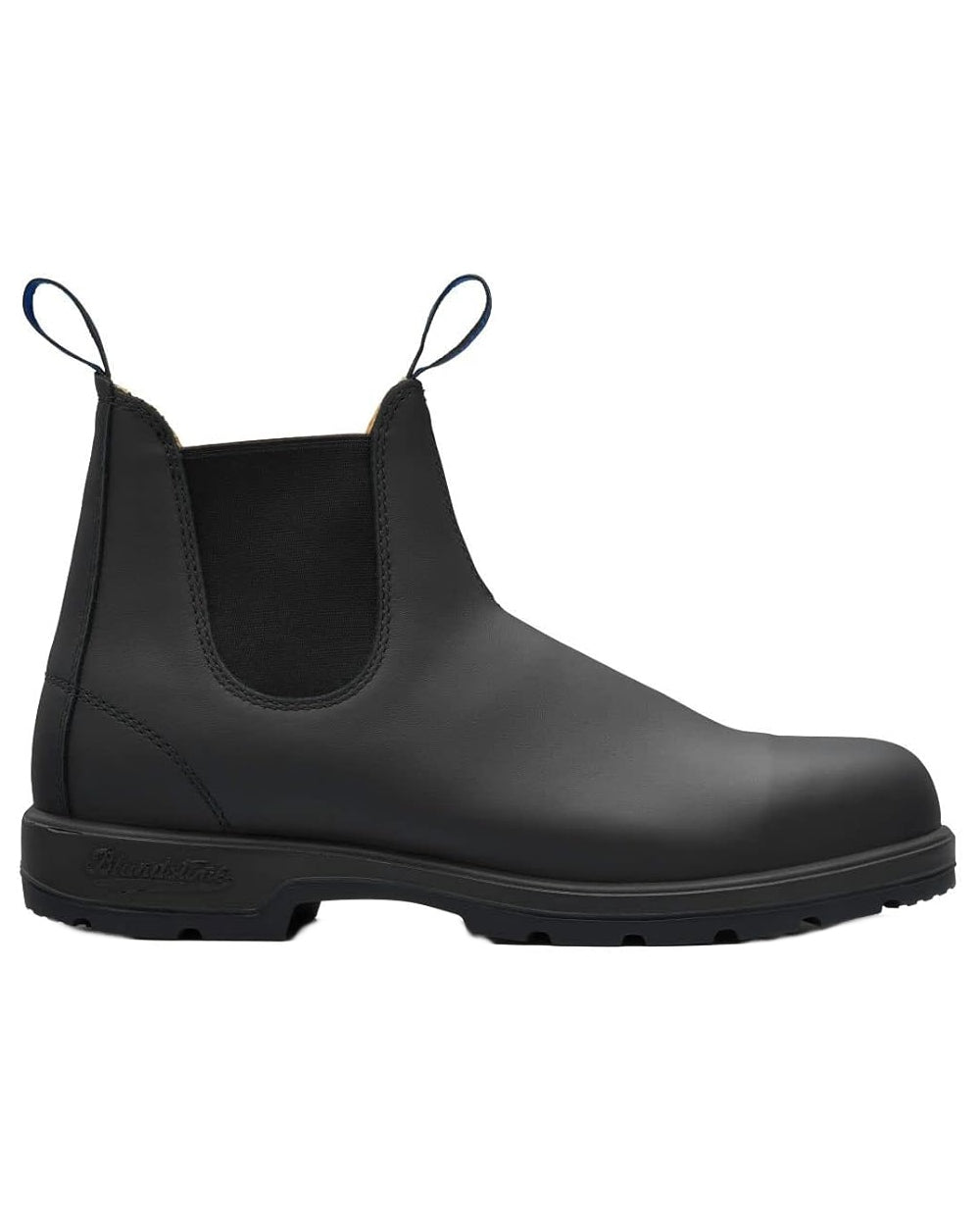 Black coloured Blundstone 566 Thermal Leather Chelsea Boots on white background 