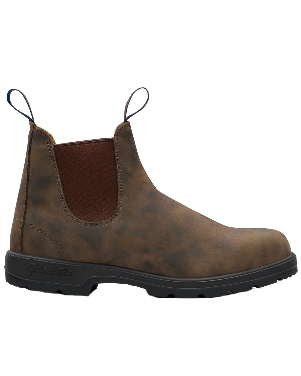 Rustic Brown coloured Blundstone 584 Waterproof Rustic Brown Leather on white background