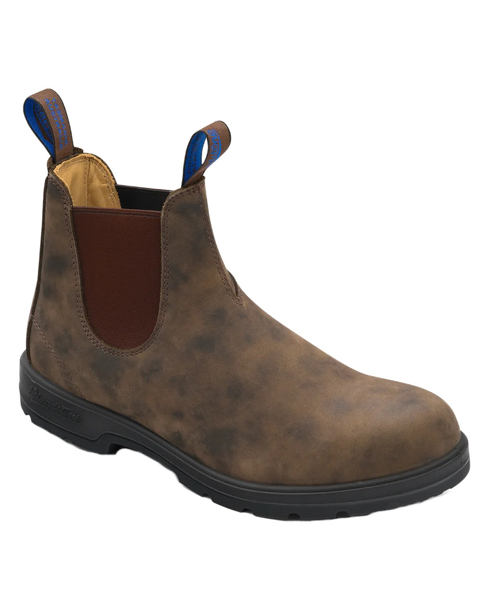 Rustic Brown coloured Blundstone 584 Waterproof Rustic Brown Leather on white background 