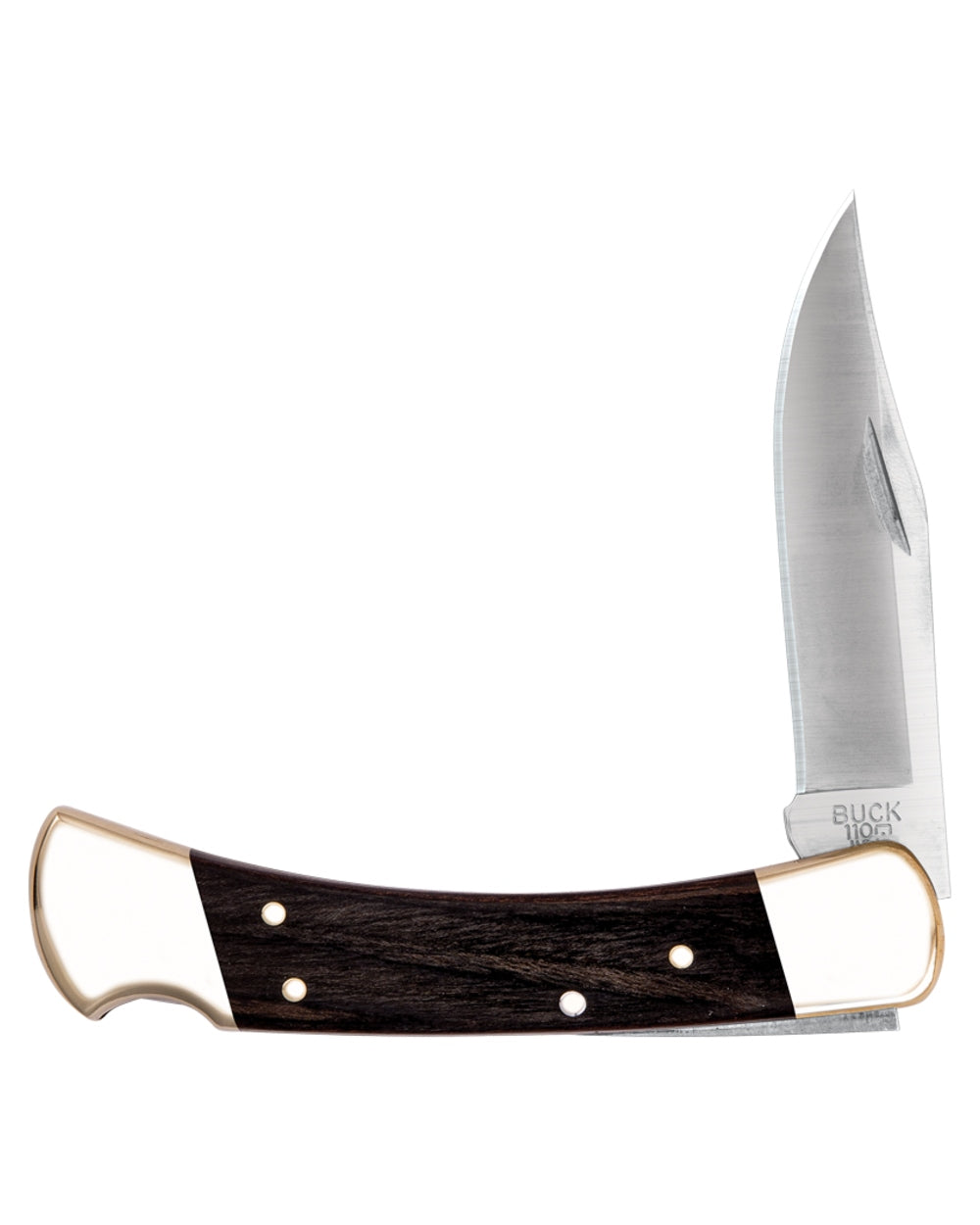 Buck Folding Hunter Knife on white background