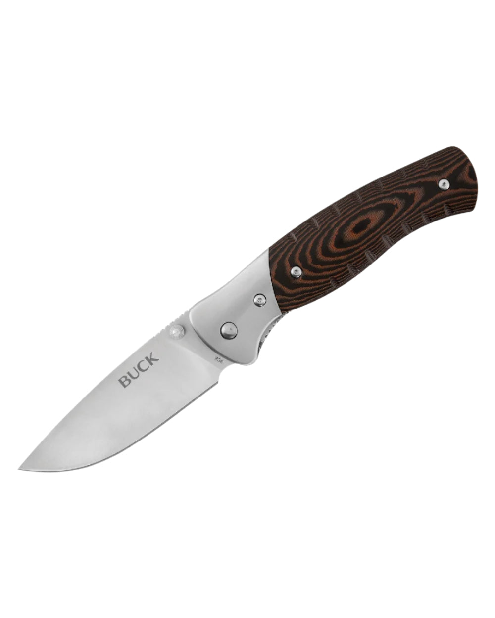 Buck Folding Selkirk Knife on white background