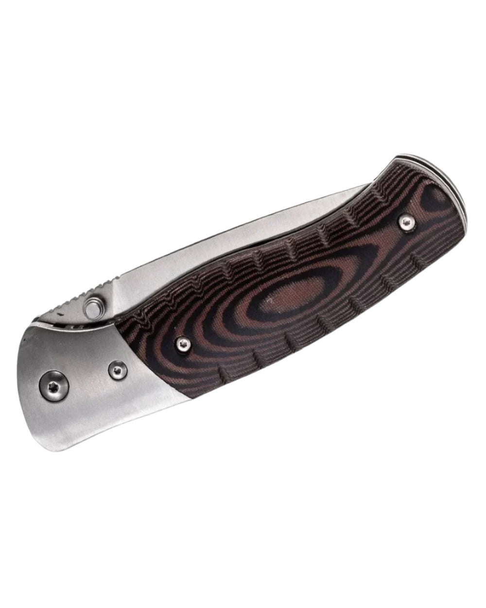 Buck Folding Selkirk Knife on white background