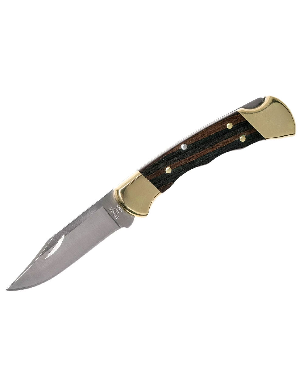 Buck Ranger Finger Groove Knife on white background