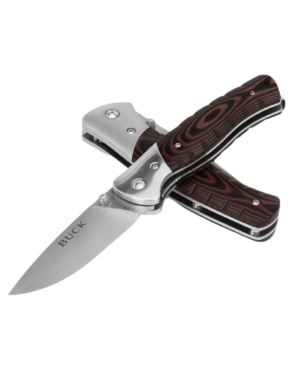 Buck Small Folding Selkirk Knife on white background