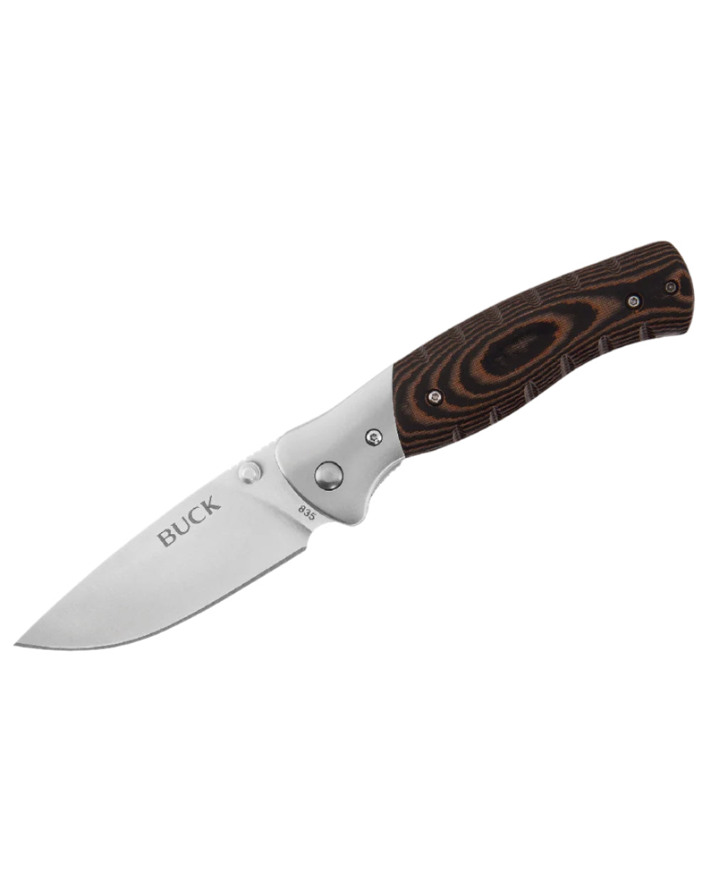 Buck Small Folding Selkirk Knife on white background