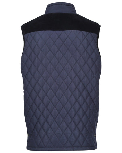 Navy coloured Champion Arundel Diamond Quilted Bodywarmer on white background 