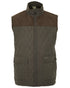 Olive coloured Champion Arundel Diamond Quilted Bodywarmer on white background 