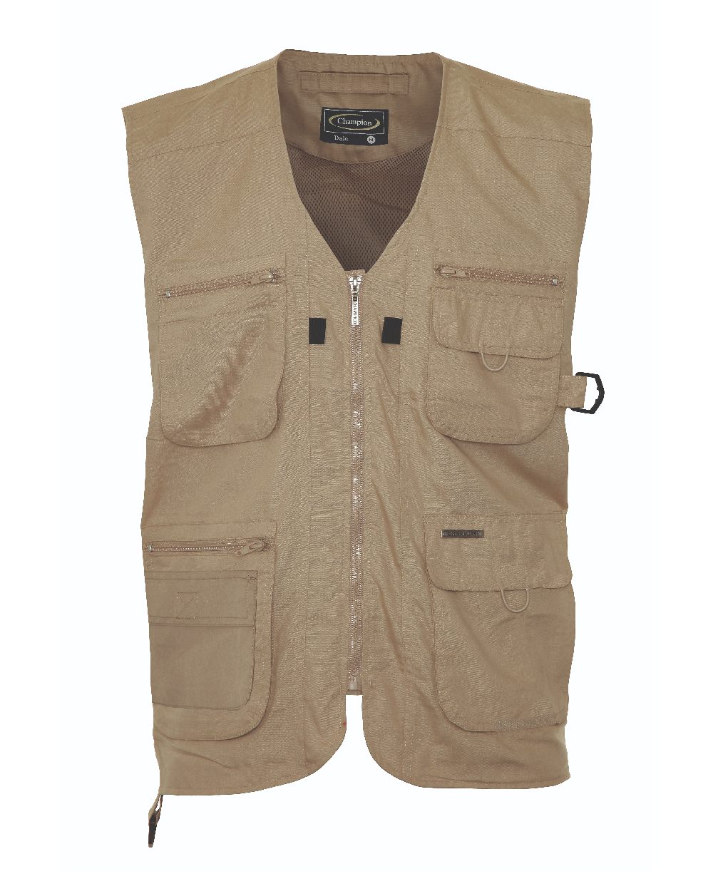 Stone coloured Champion Dale Gilet on white background 