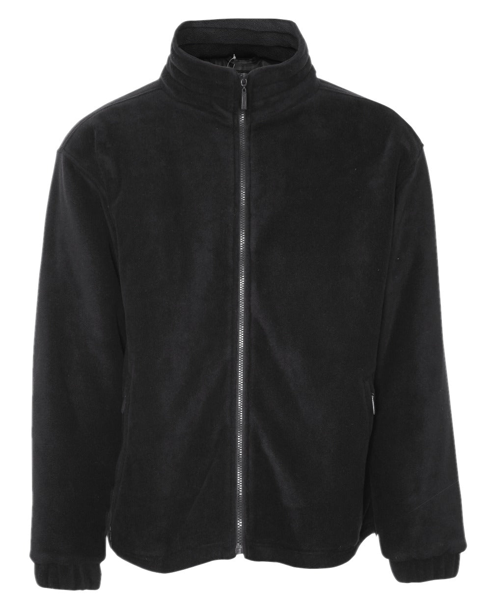 Black coloured Champion Glen Fleece with Quilted Lining on white background 