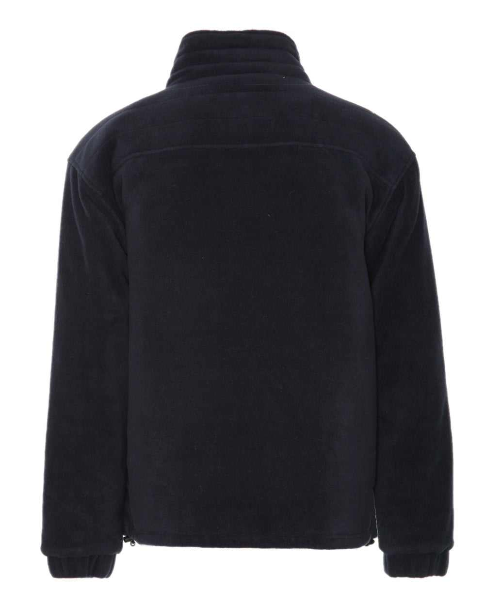 Navy coloured Champion Glen Fleece with Quilted Lining on white background 