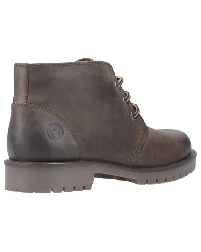 Khaki Coloured Cotswold Mens Stroud Boots on white background 