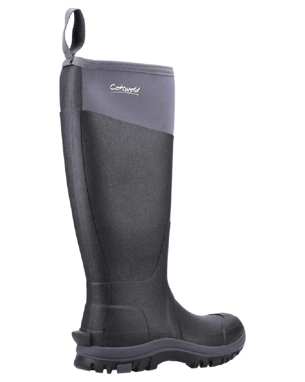 Grey coloured Cotswold Womens Wentworth Wellingtons on white background 