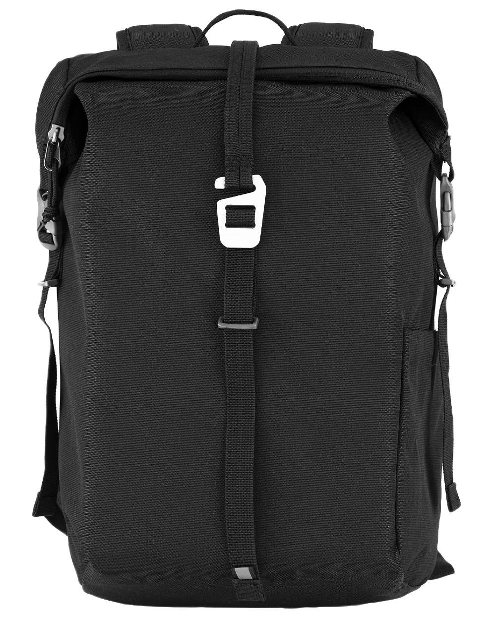 Black Coloured Craghoppers Expert 16L Kiwi Classic Rolltop Backpack on white background