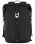 Black Coloured Craghoppers Expert 16L Kiwi Classic Rolltop Backpack on white background 