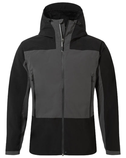 Carbon Grey Black Coloured Craghoppers Expert Active Jacket on white background 