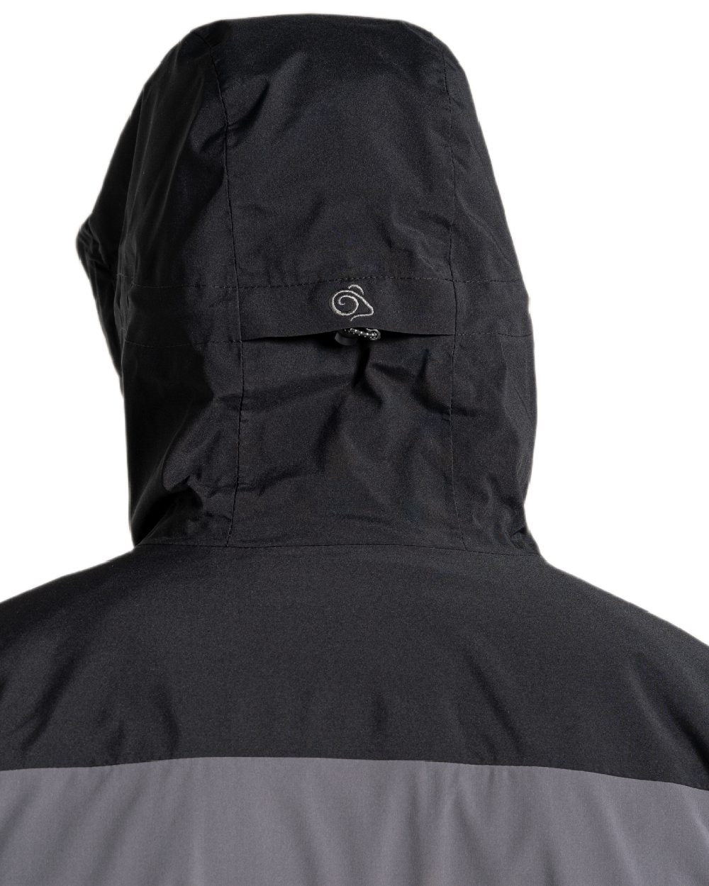 Carbon Grey Black Coloured Craghoppers Expert Active Jacket on white background 