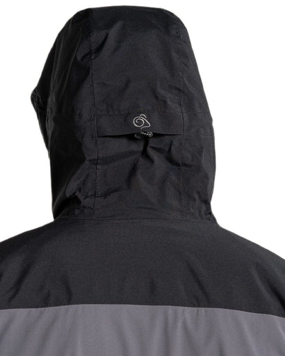 Carbon Grey Black Coloured Craghoppers Expert Active Jacket on white background 