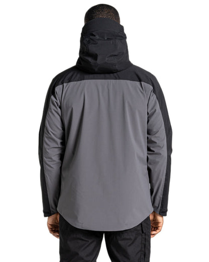 Carbon Grey Black Coloured Craghoppers Expert Active Jacket on white background 
