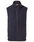 Dark Navy Coloured Craghoppers Expert Mens Corey Fleece Vest on white background 