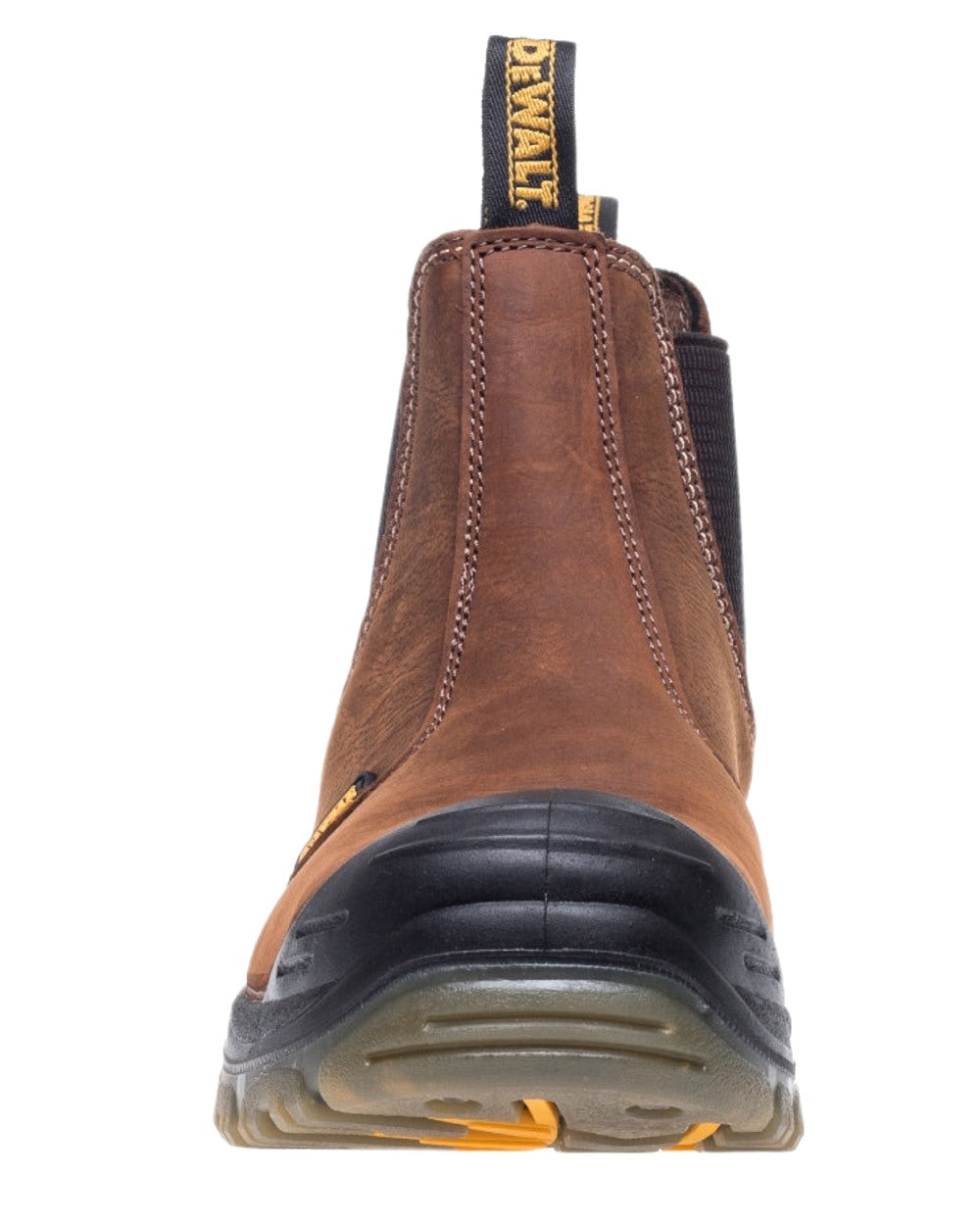 Brown Coloured DeWalt Nitrogen Dealer Boots on white background 