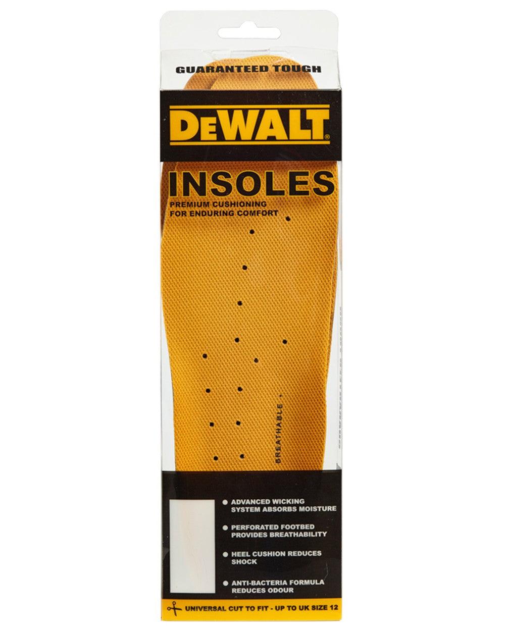 DeWalt PU Comfort Insoles on white background