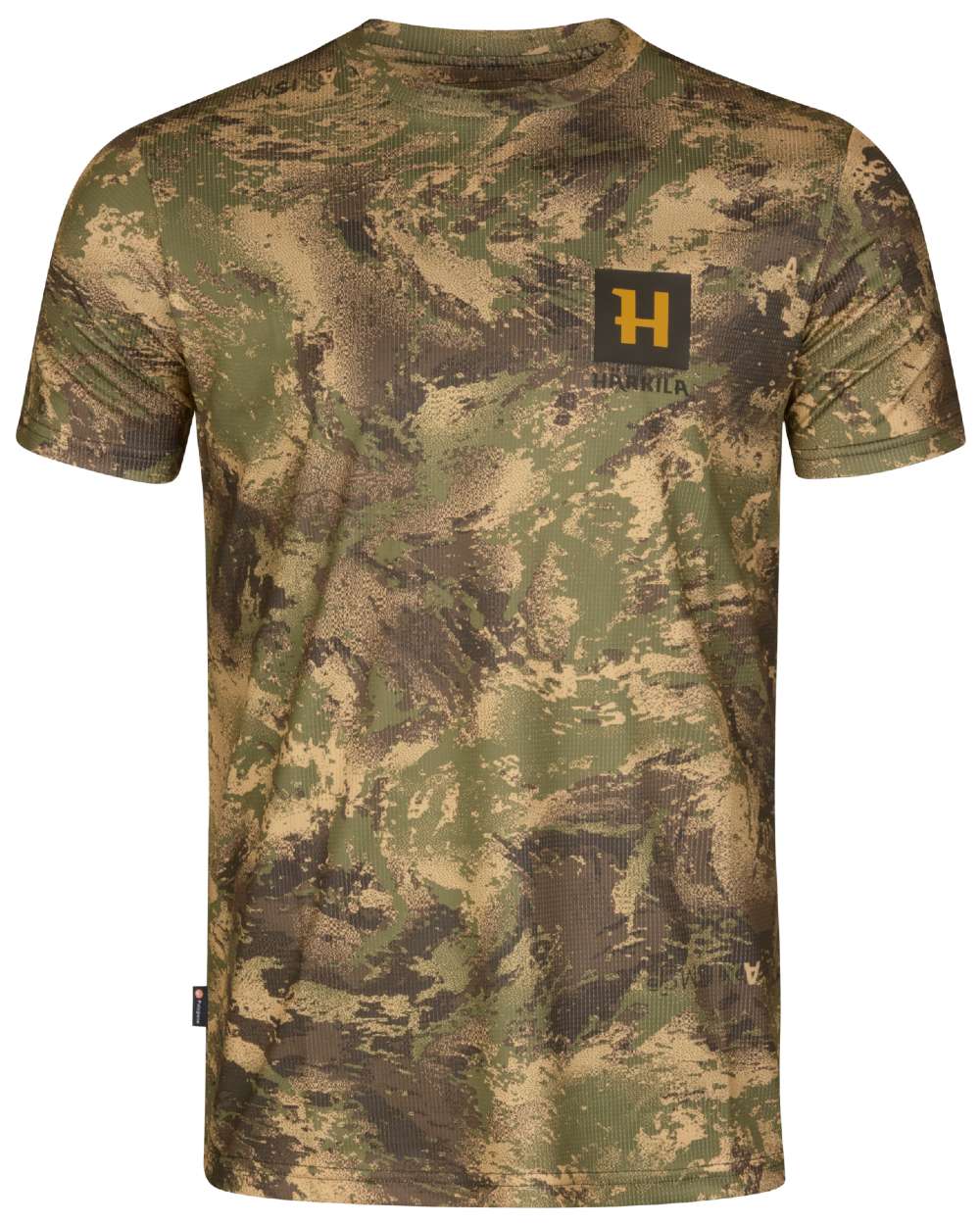 Axis Forest Coloured Harkila Deer Stalker Camo Short Sleeve T-Shirt On A White Background