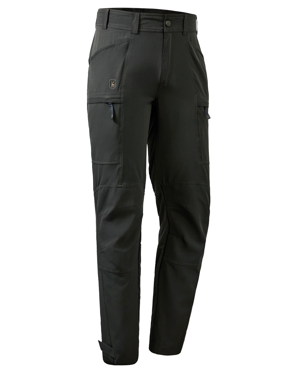 Forest Green coloured Deerhunter Canopy Trousers on white background 