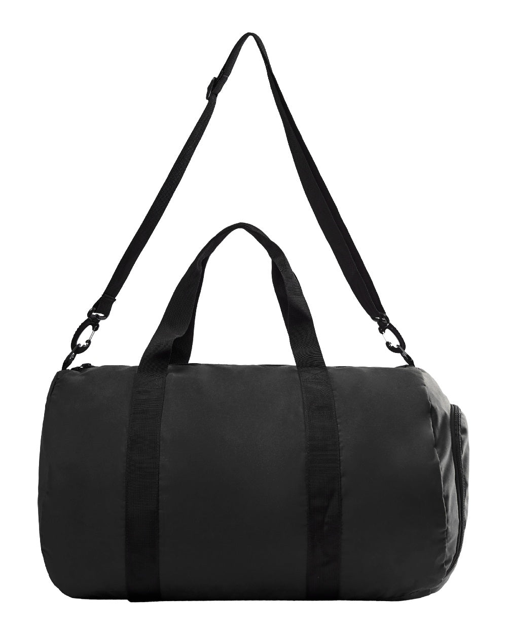 Black Ink coloured Deerhunter Duffel Bag on white background