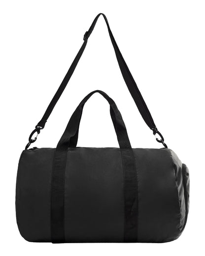 Black Ink coloured Deerhunter Duffel Bag on white background 