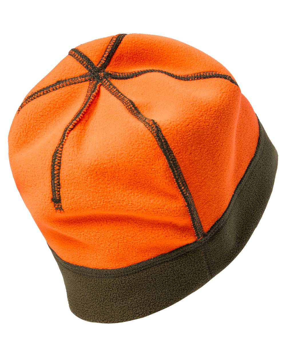 Tarmac Green coloured Deerhunter Fleece Beanie on white background 