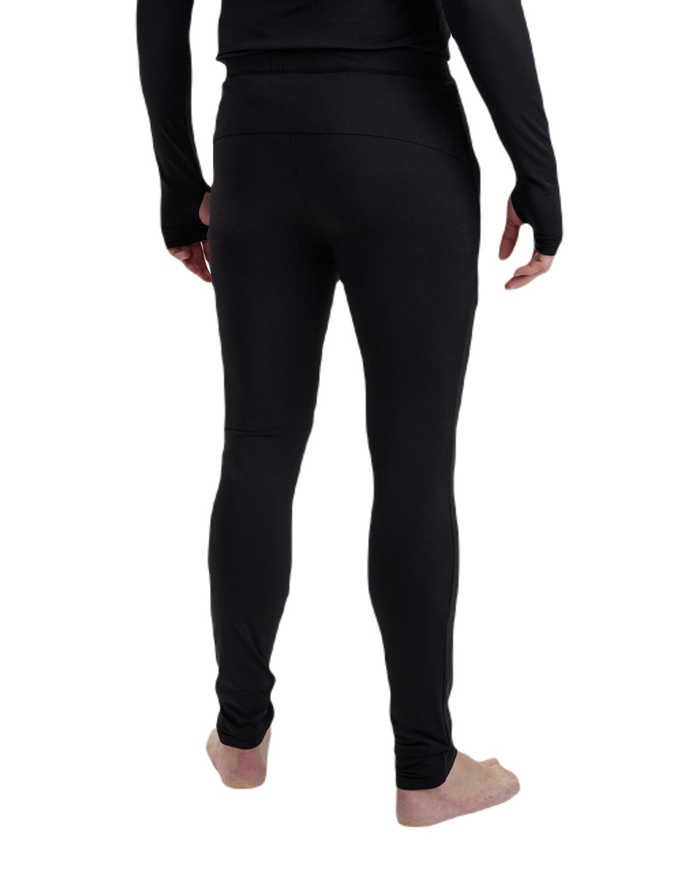 Black coloured Deerhunter Heat Long Johns on white background 