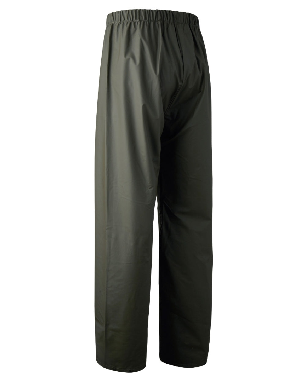 Art Green coloured Deerhunter Hurricane Rain Trousers on white background 